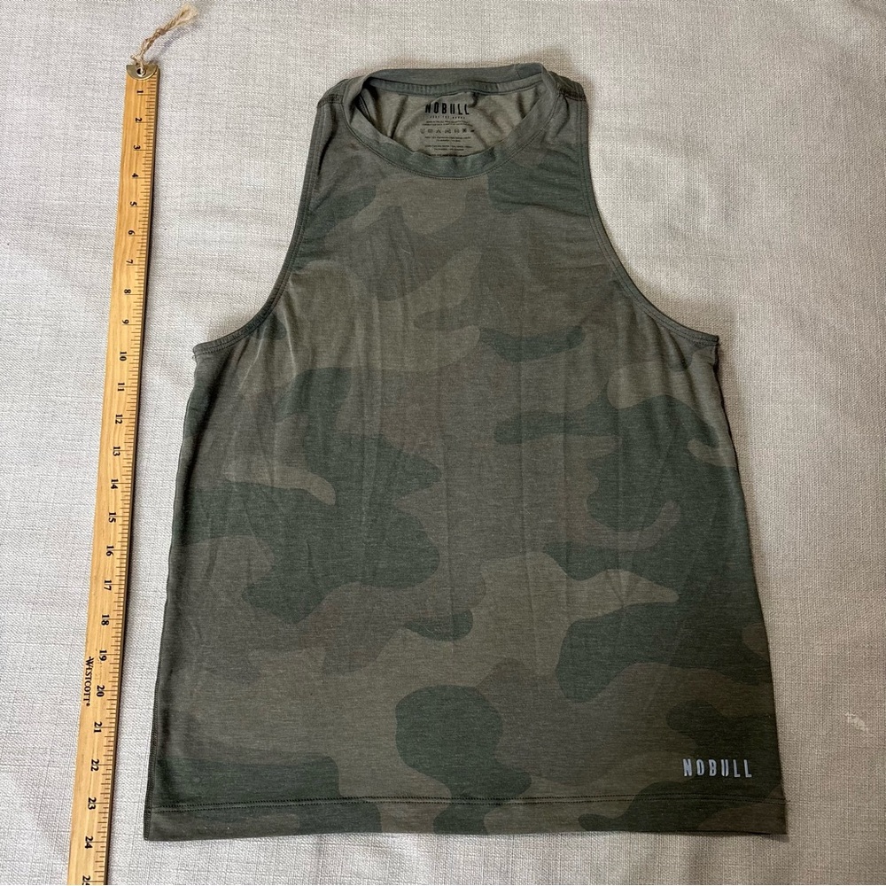 NOBULL Women's green Camo Tank Top